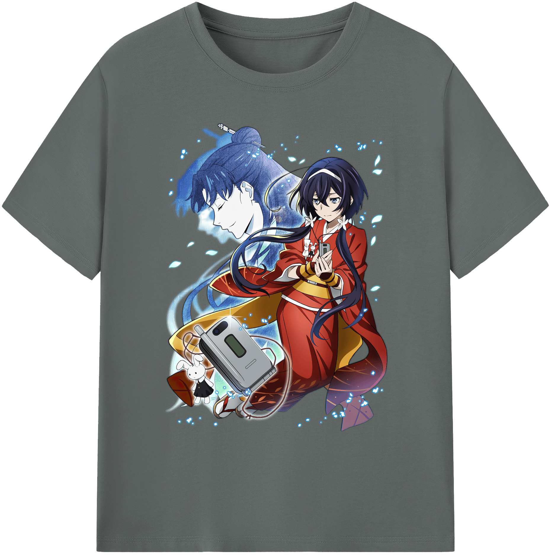 （画像用） 文豪ストレイドッグス Bungo Stray Dogs 綿100％ メンズ半袖Tシャツ｜肌触りやわらか＆通気性